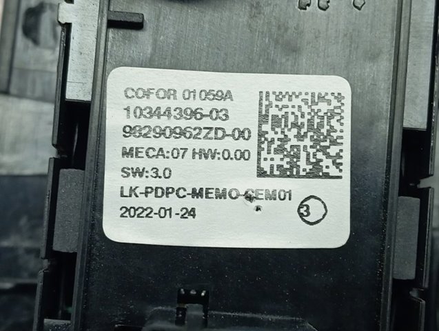  98290962ZD Peugeot/Citroen