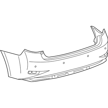 Задній бампер 5215933951 Toyota