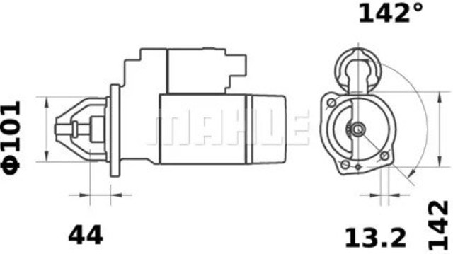 Стартер MS295 Mahle Original