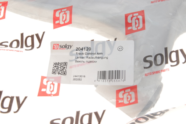 Важіль передньої підвіски нижній, правий 204120 Solgy