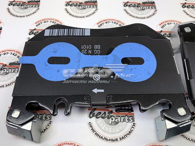 Передні тормозні колодки A0004203603 Mercedes