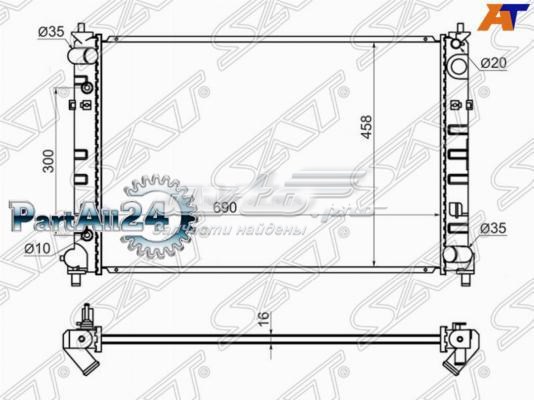 Купити FS1E15200B Mazda Радіатор двигуна