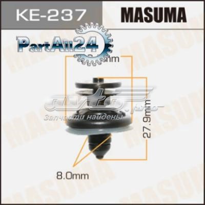 Пістон (кліп) кріплення обшивки дверей Masuma KE237