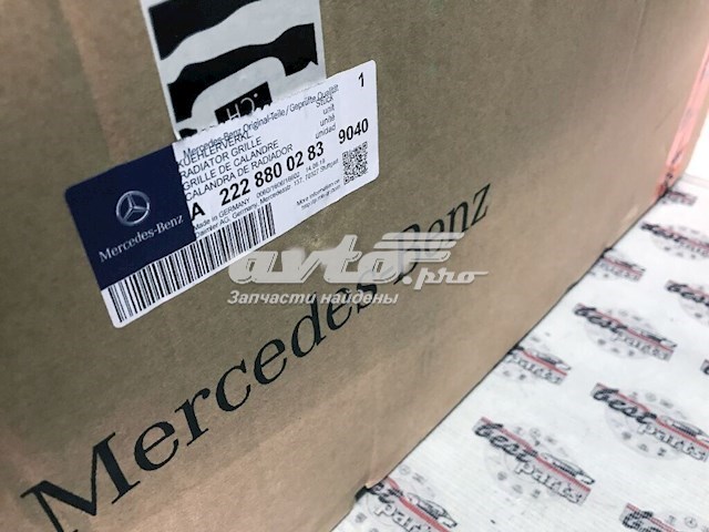 A22288002839040 Mercedes Решітка радіатора