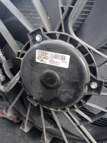 DV618C607AD Ford Дифузор радіатора охолодження, в зборі з мотором і крильчаткою