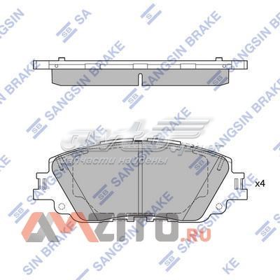 Гальмівні колодки Sangsin SP4275 ціна, від 31.67 USD