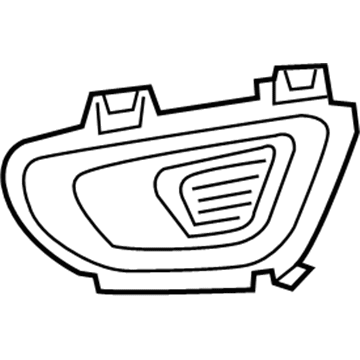 Решітка переднього бампера, ліва Hyundai/Kia 86525C6000