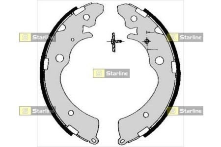 BC05690 Starline Передні гальмівні колодки