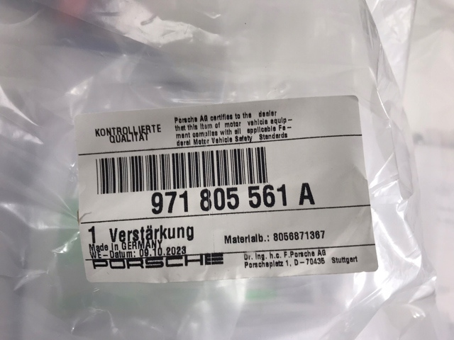  Porsche 971805561A