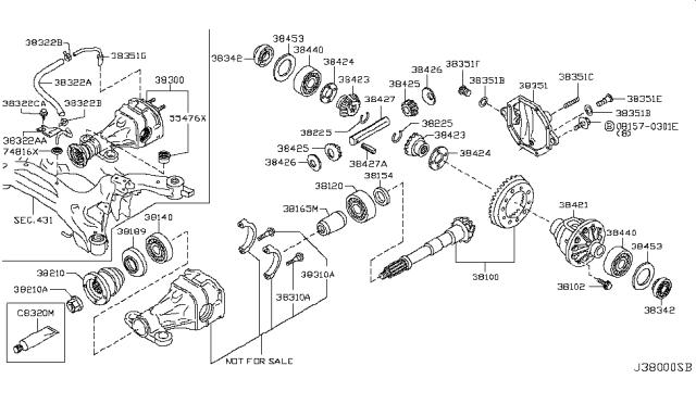  383421LB0C Nissan