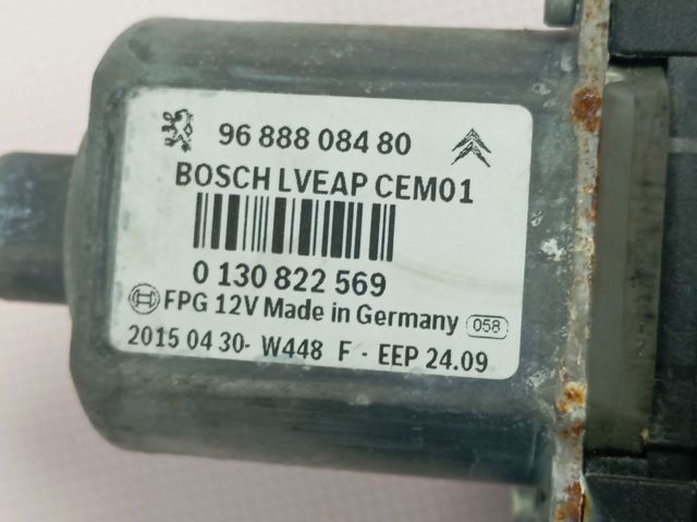 Механізм склопідіймача двері задньої, лівої 9806087180 Peugeot/Citroen