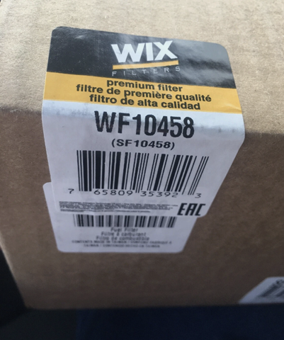 Паливний фільтр WF10458 WIX