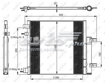 Конденсатор кондиціонера Delphi CF20220 ціна, від 73.72 USD