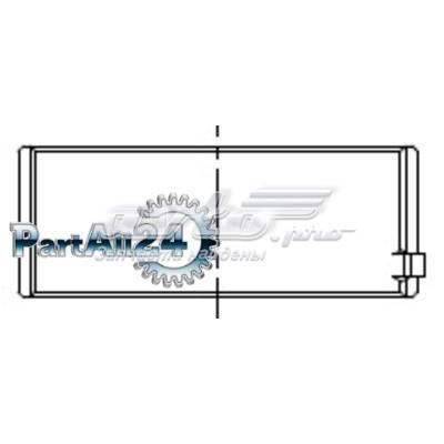 001HL10220000 Mahle Original Вкладиші колінвала, корінні, комплект, стандарт (STD)