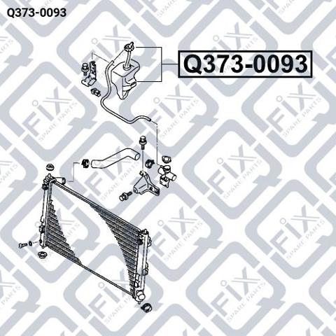 Бачок системи охолодження Q3730093 Q-fix