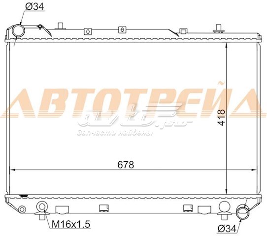 Радіатор основний SAT SY0003 ціна, від 121.84 USD