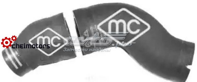 Патрубок повітряний, вхід в турбіну (наддув) 09199 Metalcaucho
