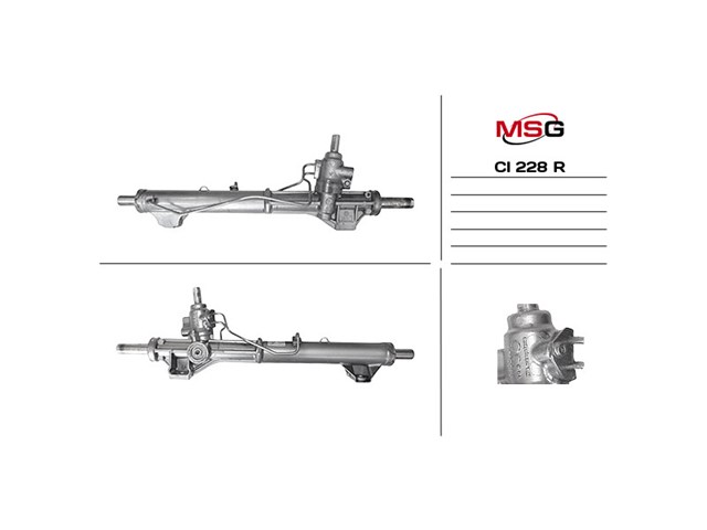 Рульова рейка CI228R MSG Rebuilding