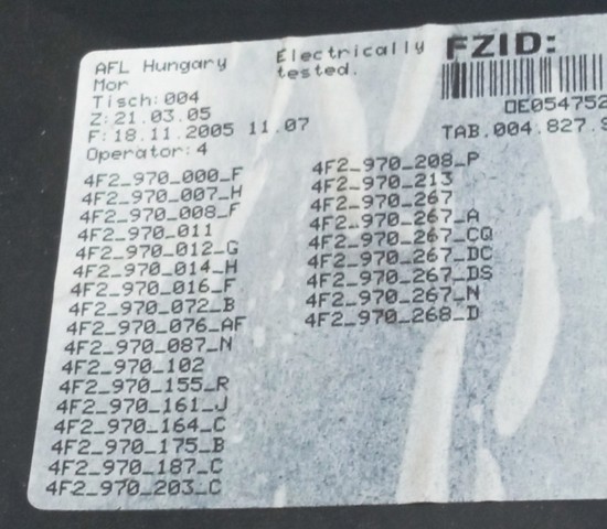 Купити 4F1971075 VAG 