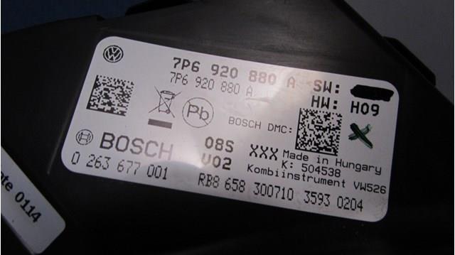 Панель приладів VAG 7P6920880A ціна, від 108.96 USD