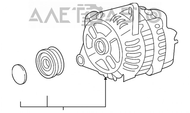 Генератор PY8V18300D Mazda