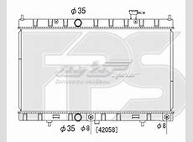 FP50A320 FPS Радіатор охолодження двигуна