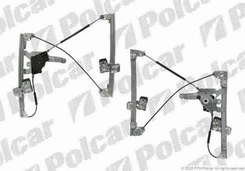 Склопідйомник (механізм переміщення скла) Polcar 6922PSG2 ціна, від 27.40 USD