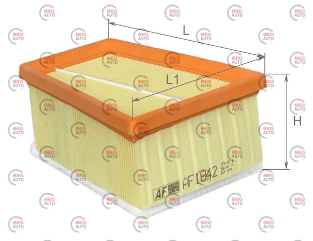 Фільтр повітряний Alpha Filter AF1842