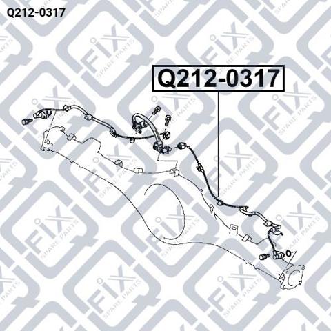 Датчик АБС задній лівий Q-fix Q2120317 ціна, від 18.48 USD