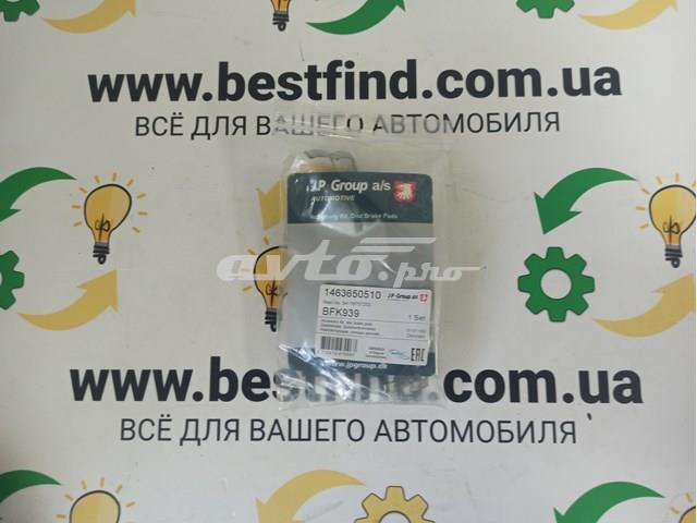 1463650510 JP Group Комплект пружинок кріплення дискових колодок, передніх