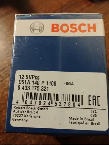 Розпилювач дизельної форсунки Bosch 2437010083 ціна, від 69.60 USD