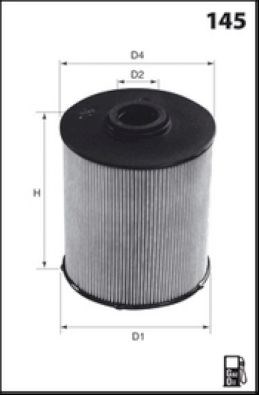 Фільтр-відстійник палива грубої очистки ELG5438 MECAFILTER