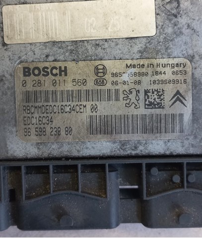 Купити 0281011560 Peugeot/Citroen Модуль управління двигуном
