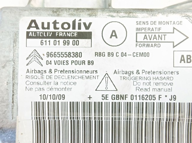  Peugeot/Citroen 9665558380 ціна, від 12.67 USD