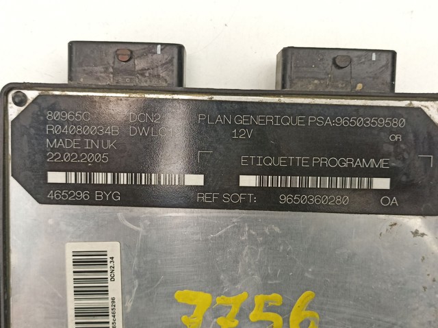 9650359580 Peugeot/Citroen 