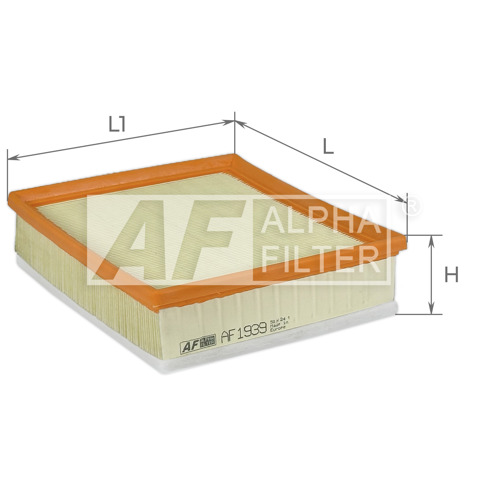 Елемент повітряного фільтра Alpha Filter AF1939 ціна, від 4.87 USD