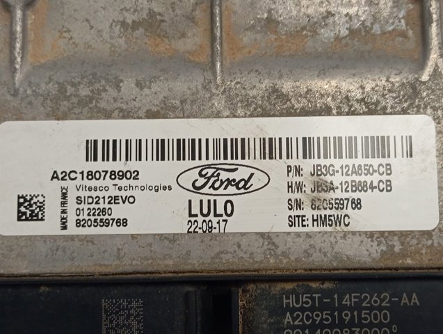 JB3G12A650CB Ford 