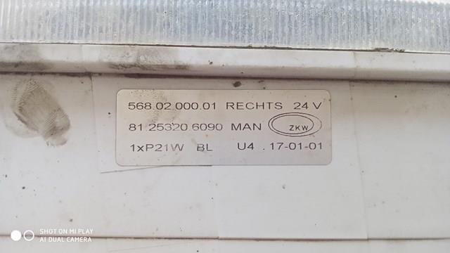 Габарит-покажчик повороту, правий 81253206090 MAN