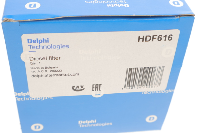 Паливний фільтр HDF616 Delphi