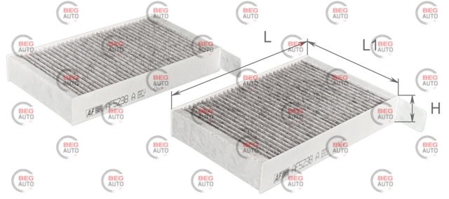 Фільтр повітряний обігрівача Alpha Filter AF5238A ціна, від 8.34 USD