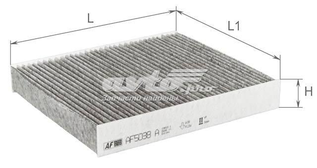 Купити AF5038A Alpha Filter Фільтр салону вугільний