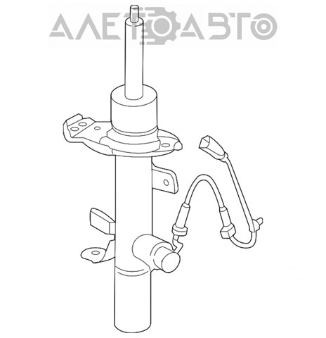 Купити EJ7Z18124L Ford Амортизатор передній, правий
