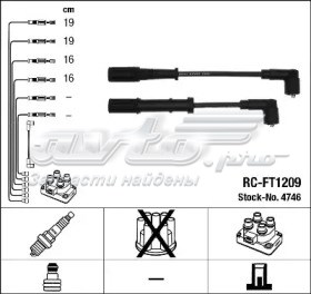 Високовольтні дроти RCFT1209 NGK