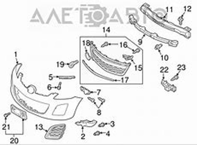 Кронштейн кріплення протитуманною фари, правої Mazda EH4550C11E ціна, від 22.09 USD