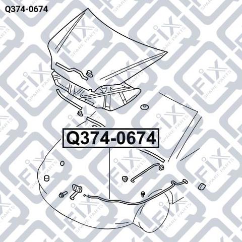 Трос капота Q3740674 Q-fix