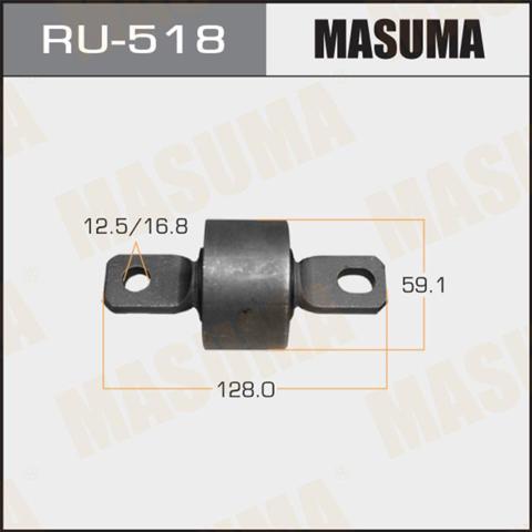 Сайлентблок заднього поздовжнього важеля, передній Masuma RU518