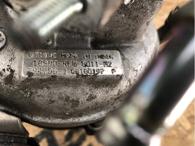 Купити 18900RFWG011M2 Honda Турбіна