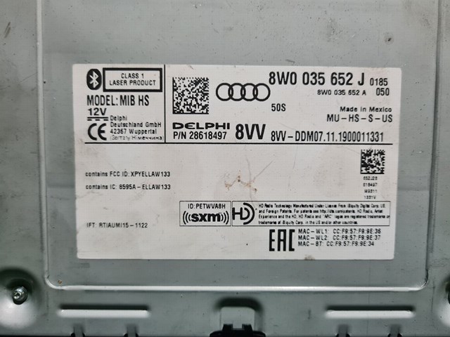 VAG 8W0035652J