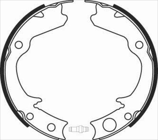 Колодки ручника / стоянкового гальма Starline BC08360 ціна, від 20.25 USD