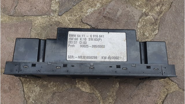 6916641 BMW Механізм управління кондиціонером